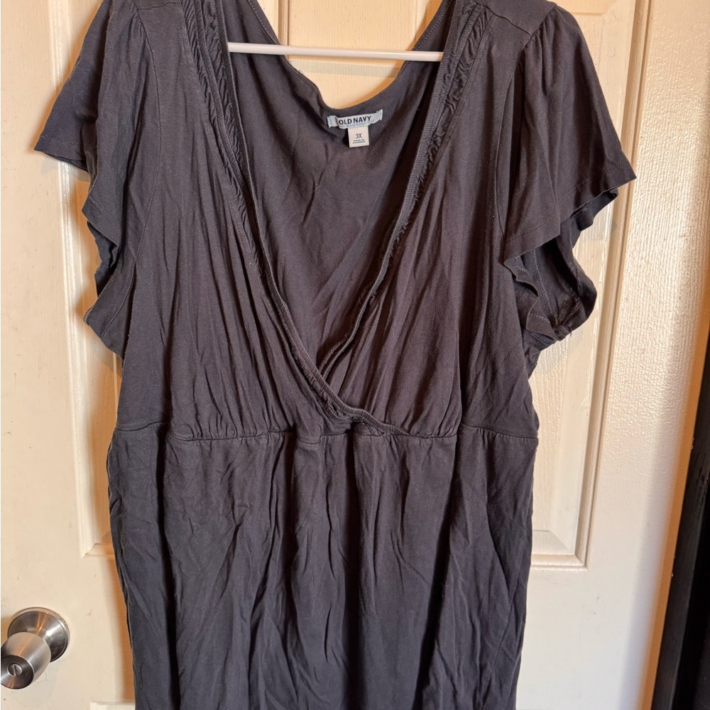 Old Navy Charcoal Blouse
